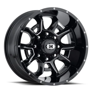 Vision Wheel Off-Road – 415 BOMB – Black – 20″x10″ -25mm – Summer Wheels – 415-20050GBMS-25